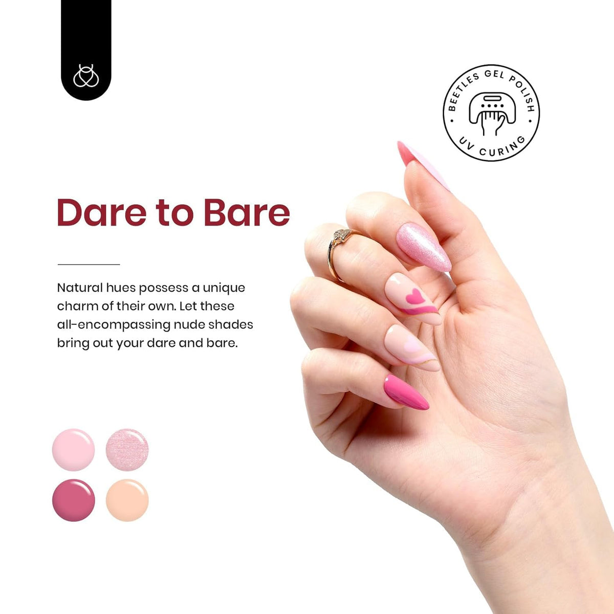 Dare to Bare 20 Gel Colors Set With Top And Base Coat (5ml/Each