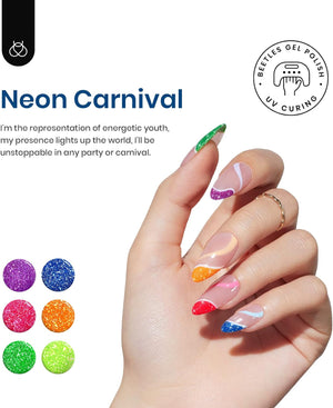 Neon Carnival | 6 Colors Gel Polish Set