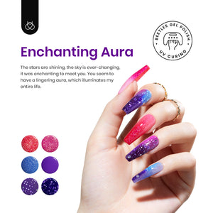 Enchanting Auro | 6 Colors Gel Polish Set