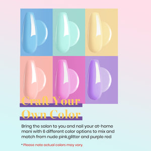 Pastel Unicorn | 6 Colors Gel Polish Set