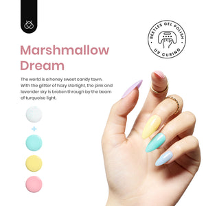 Marshmallow Dream | 6 Colors Gel Polish Set