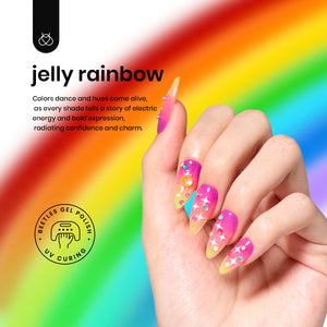 Rainbow Jelly | 6 Colors Gel Polish Set