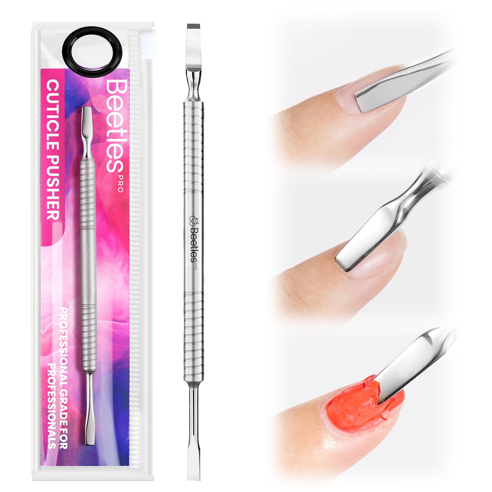Cuticle Pusher Gel Nail Polish Remover Tool Fingernail Polish Nail Cleaner
