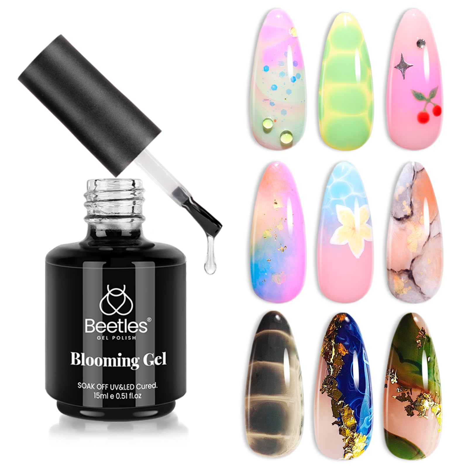 (£7.99 Only) Blossoming Gel Polish for Spreading Effect | 15ML