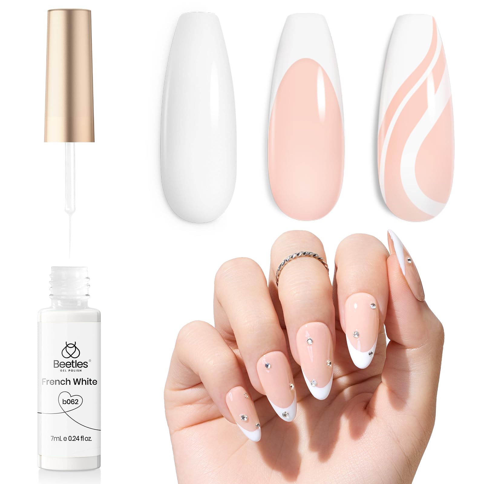 Gel Polish Swirl Nail Art Gel Liner HEMA FREE 1 pc Classic Basic