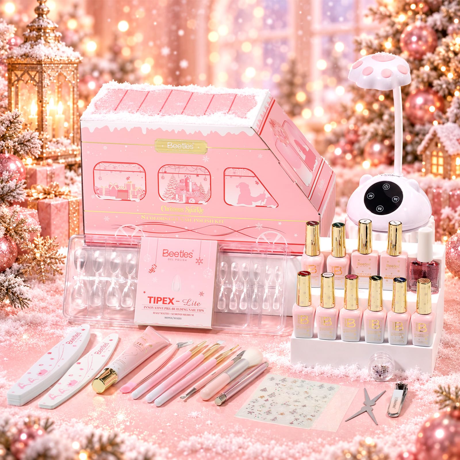 Advent Calendar HEMA free TPO free Nail Kit 34PCS 2026 Limited Edition Gift Box
