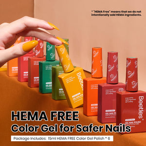 Beetles Gel Polish Set – Summer Nails Golden Hour Hema Free Gel Nail Polish Kit