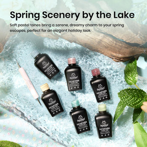 Spring Scenery by the Lake| 6 Colors Gel Polish Set