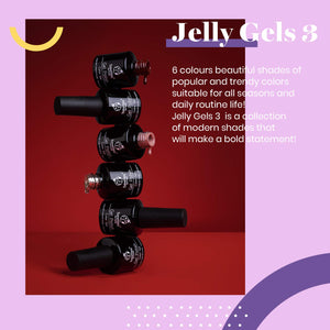 Jelly Gels |  6 Colors Gel Polish Set