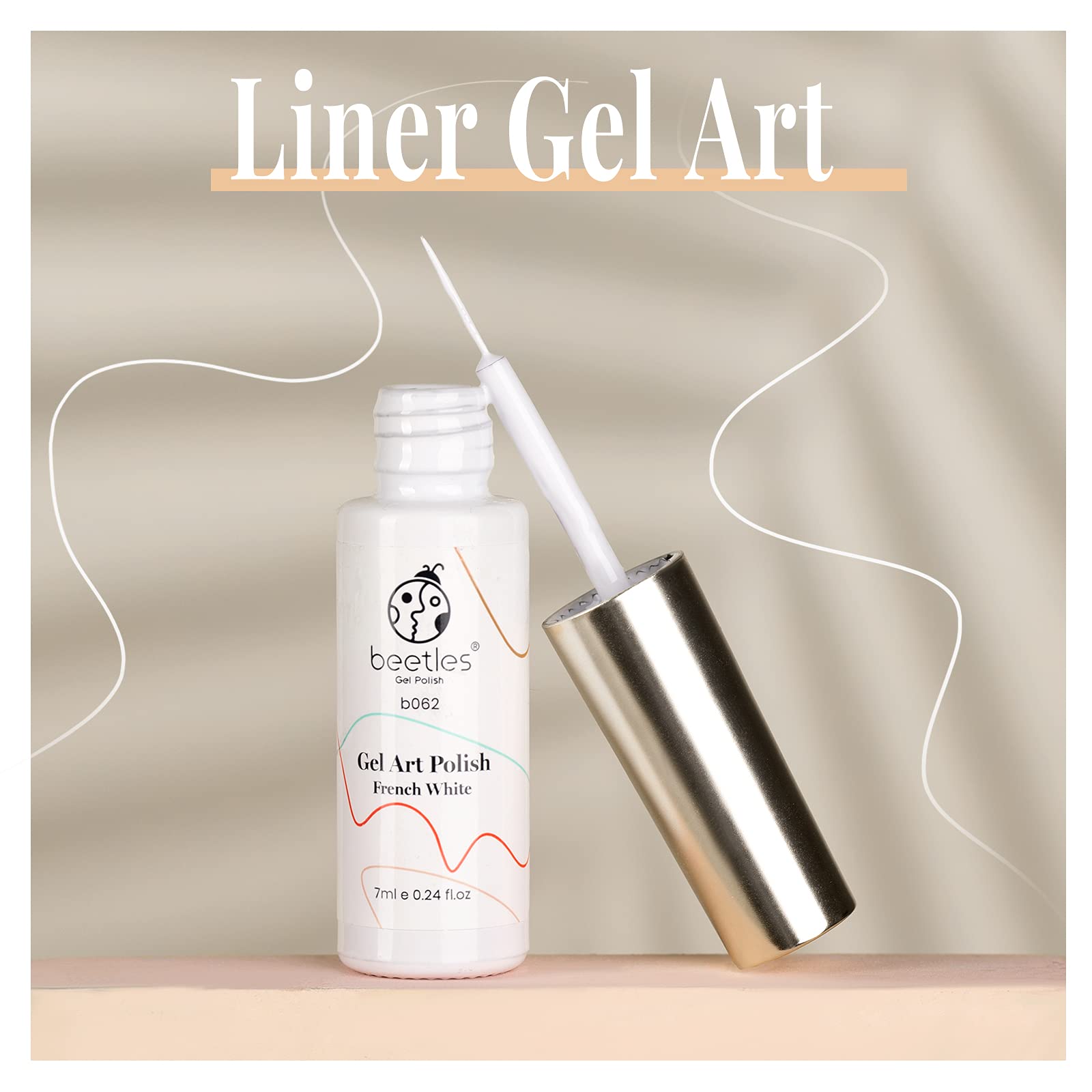 White Color  | Nail Art Gel Liner