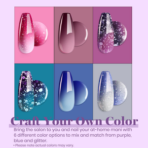 Crystal Ball | 6 Colors Gel Polish Set