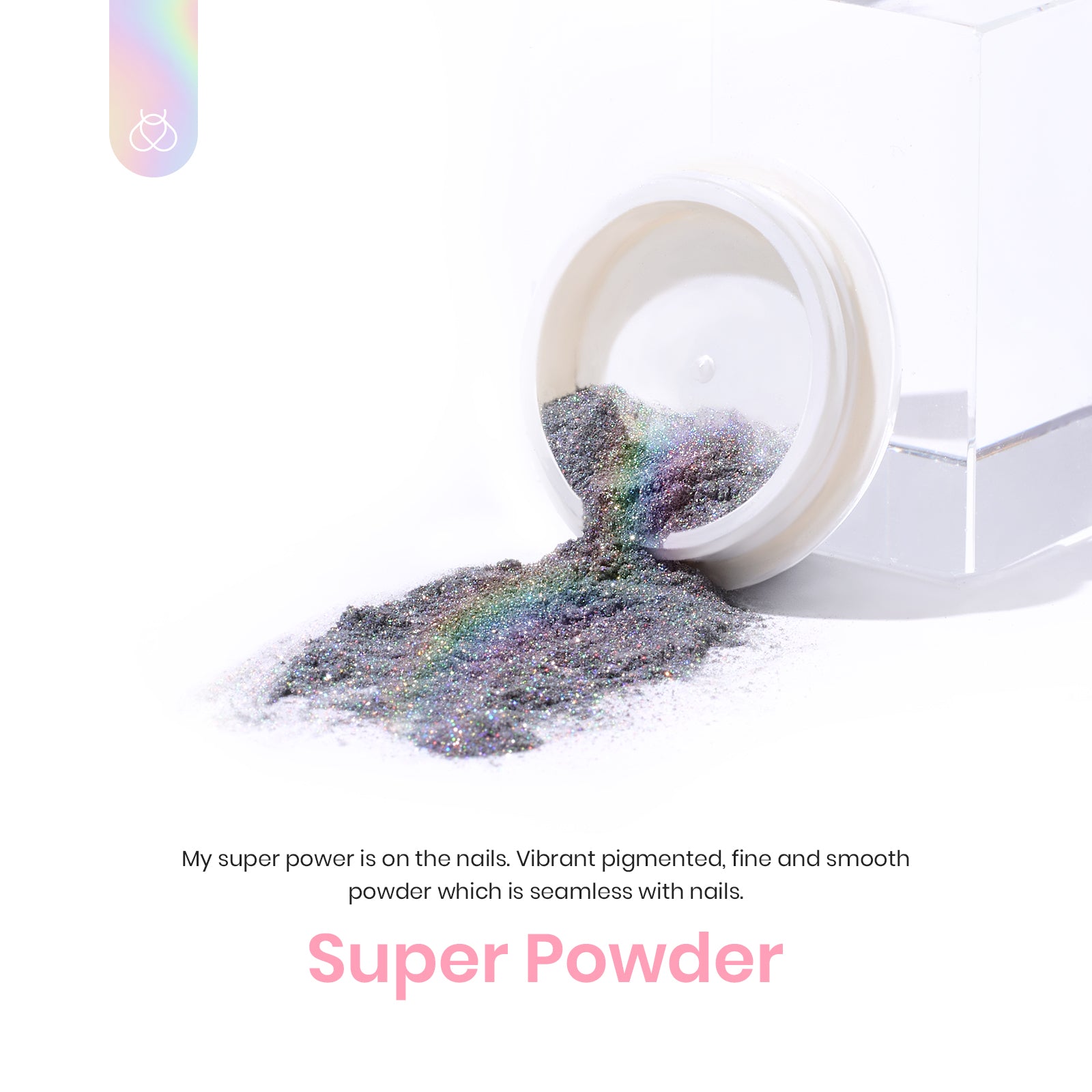 Chrome Powder Kit Nail Effect Powder Full Design | Magic Eight