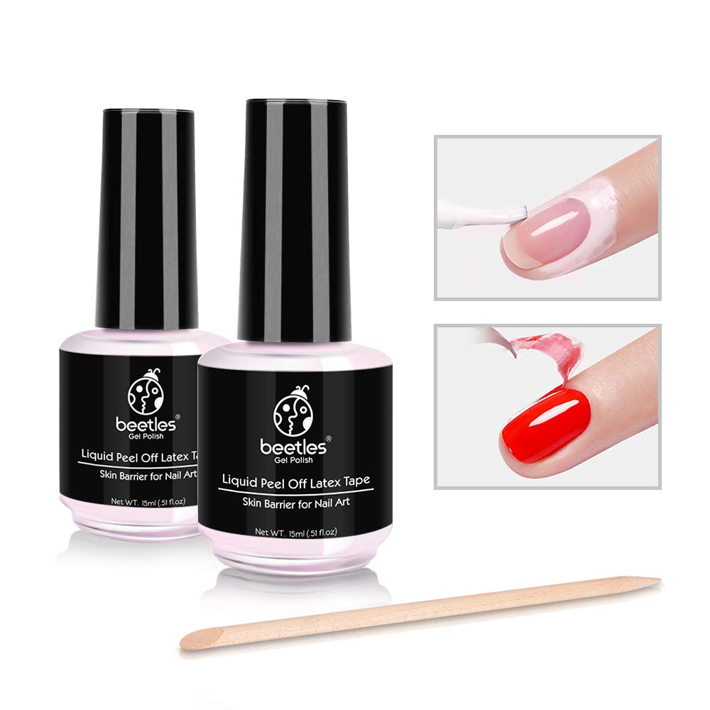 Latex Liquid Nail Polish Nail Art Liquid Latex Barrier Protector *2