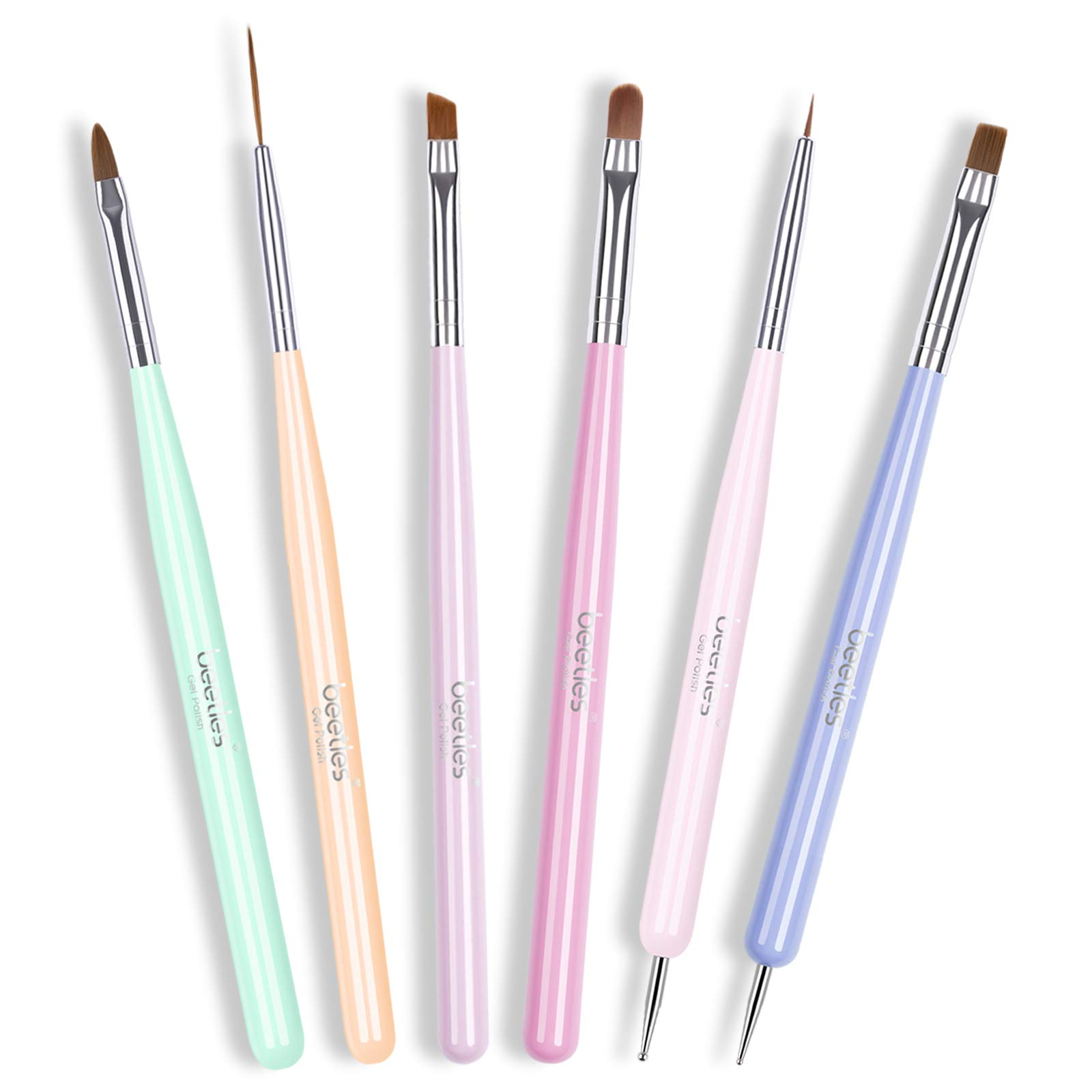 Complete Nail Art Brushes Set Painting Dotting Cleaning