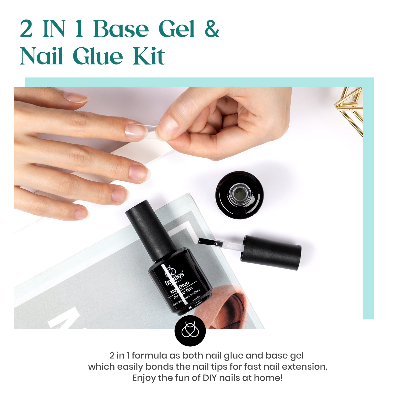 Beetles nail glue / gel x dupe. It works great! : r/Nails