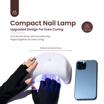 All-in-one Nail Manicure Starter Kit with 12 Color Gel #096
