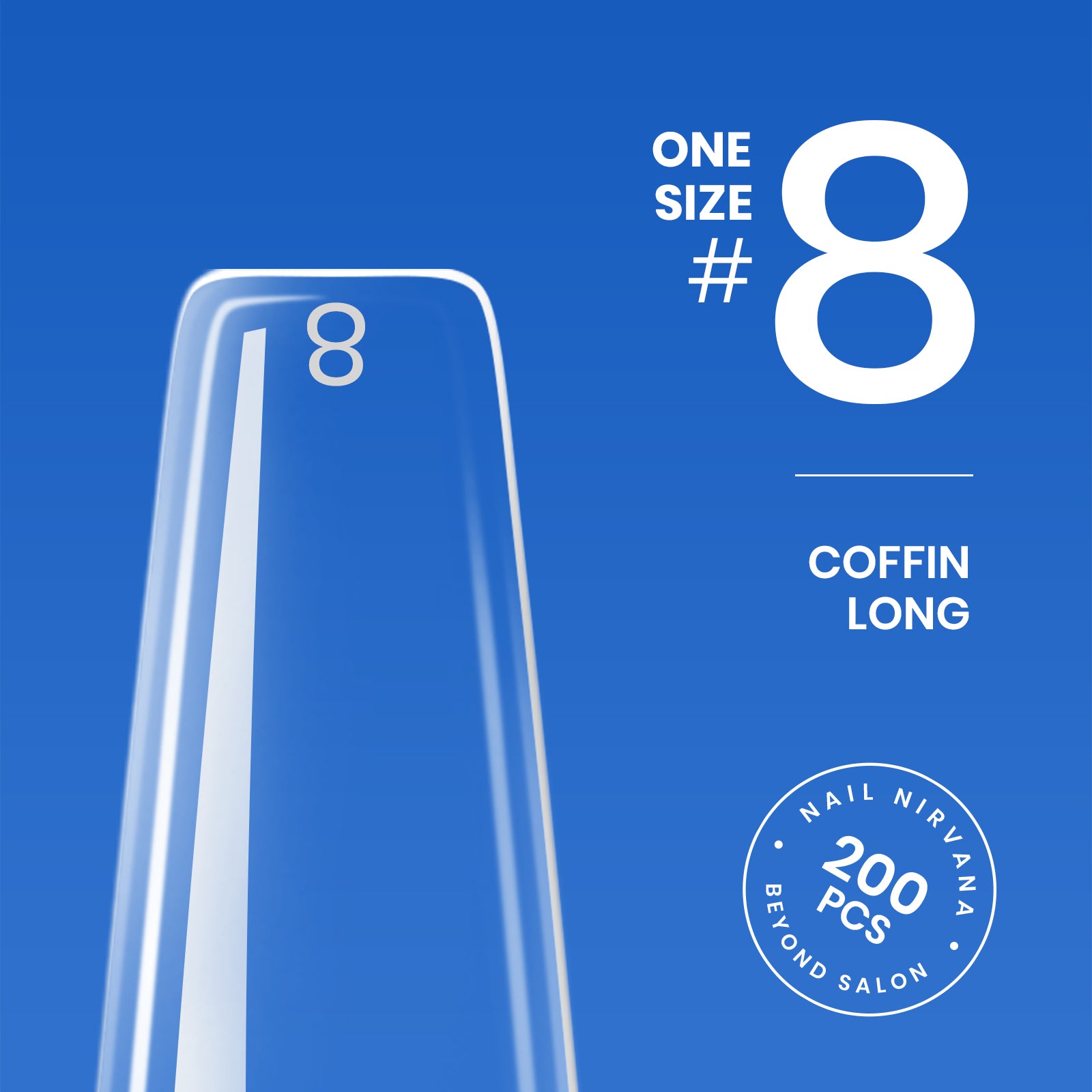 Coffin Long Size #8 | 200pcs