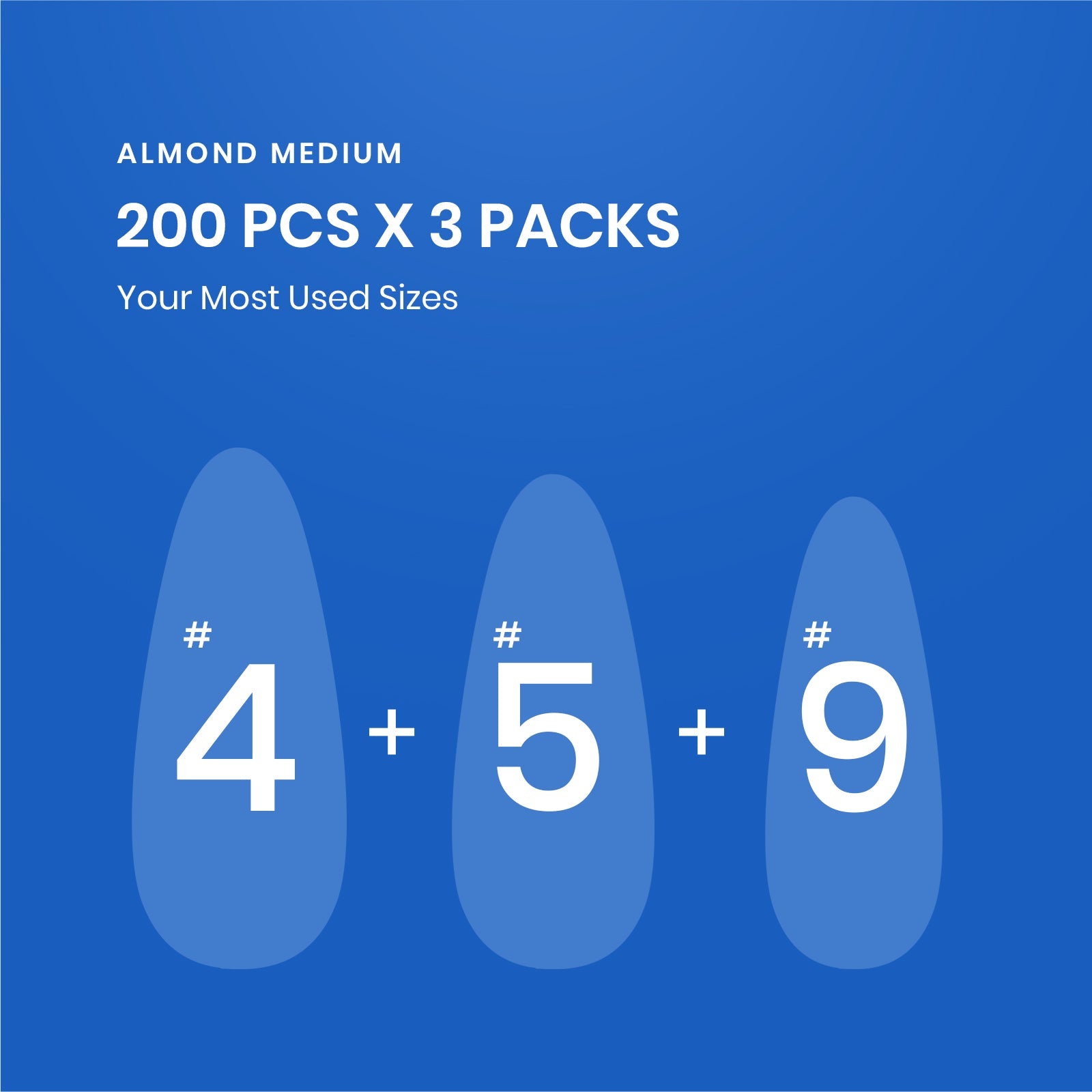 Almond Packs | Size #4 #5 #9
