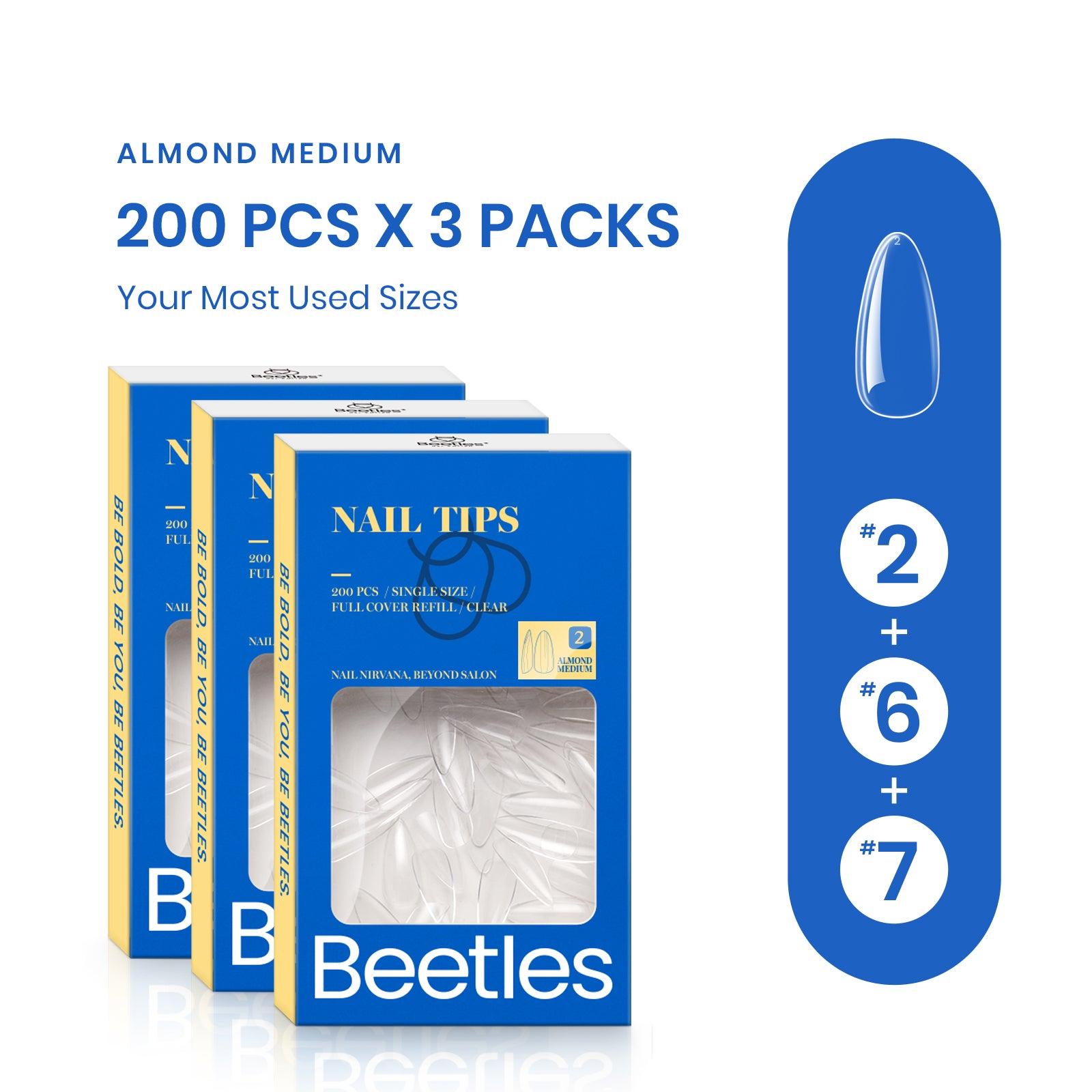 Almond Packs | Size #2 #6 #7