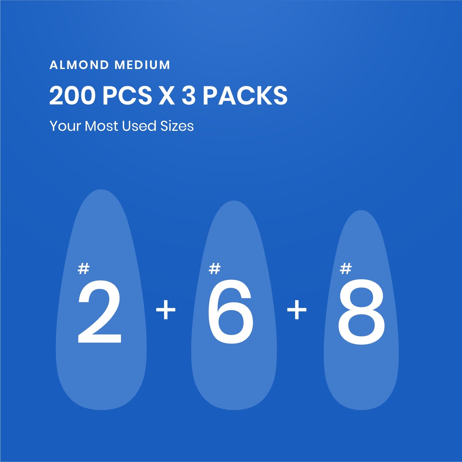 Almond Packs | Size #2 #6 #8