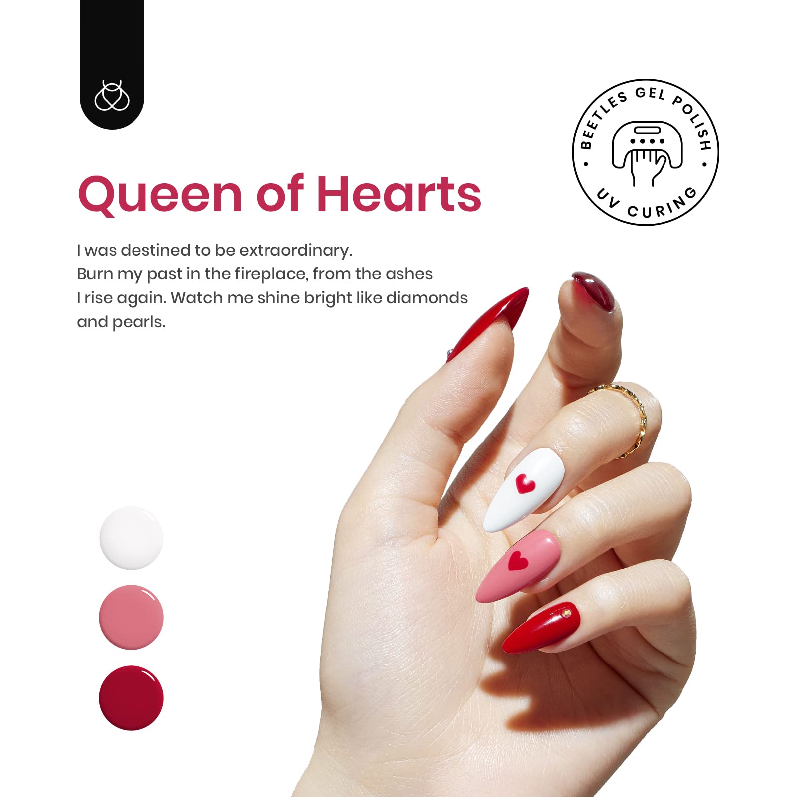 Queen of Hearts | Gel Polish 6 Colors Set