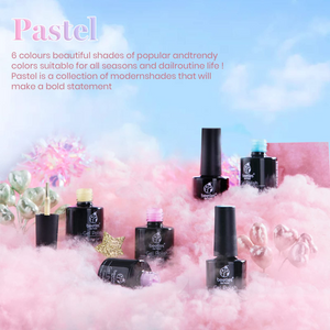 Pastel Unicorn Dream | 6 Colors Gel Polish Set