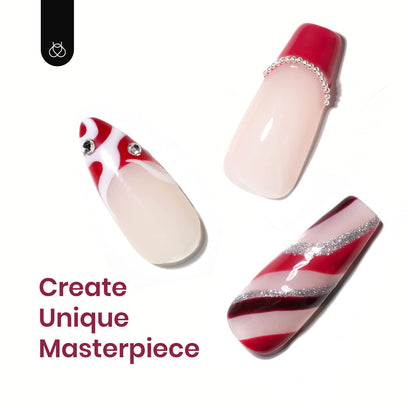 Gift For Her | 36 Nail Gel Polish Colors with Base Top Coat and Gift Box- 5ml/Each Gel Colors